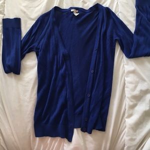 Blue Cardigan (buttoned down)